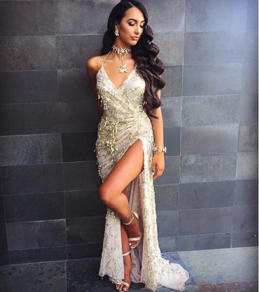 Braces Sexy Backless Deep V-neck Dress - Image 3