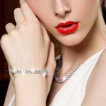 Fashion Roman Style Crystal Diamond Bling Bling Bracelets Woman's 925 Sterling Silver  Valentines Day Jewelry Gifts - Image 10