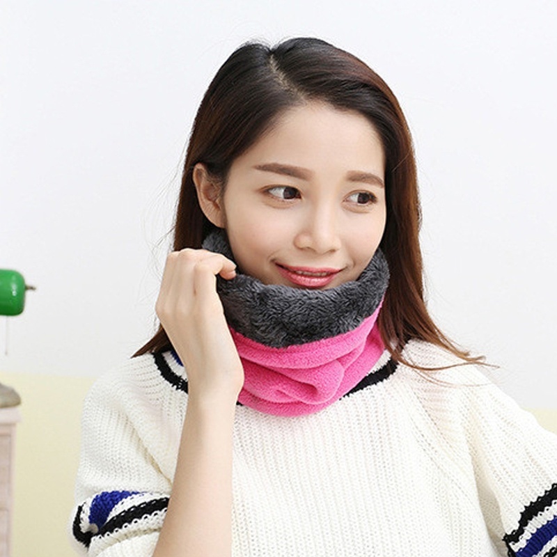 3 in 1 Outdoor Multifunctional Scarf Unisex Men Women Thermal Warm Fleece Snood Scarf Neck Warmer Beanie Ski Balaclava Hat - Image 12