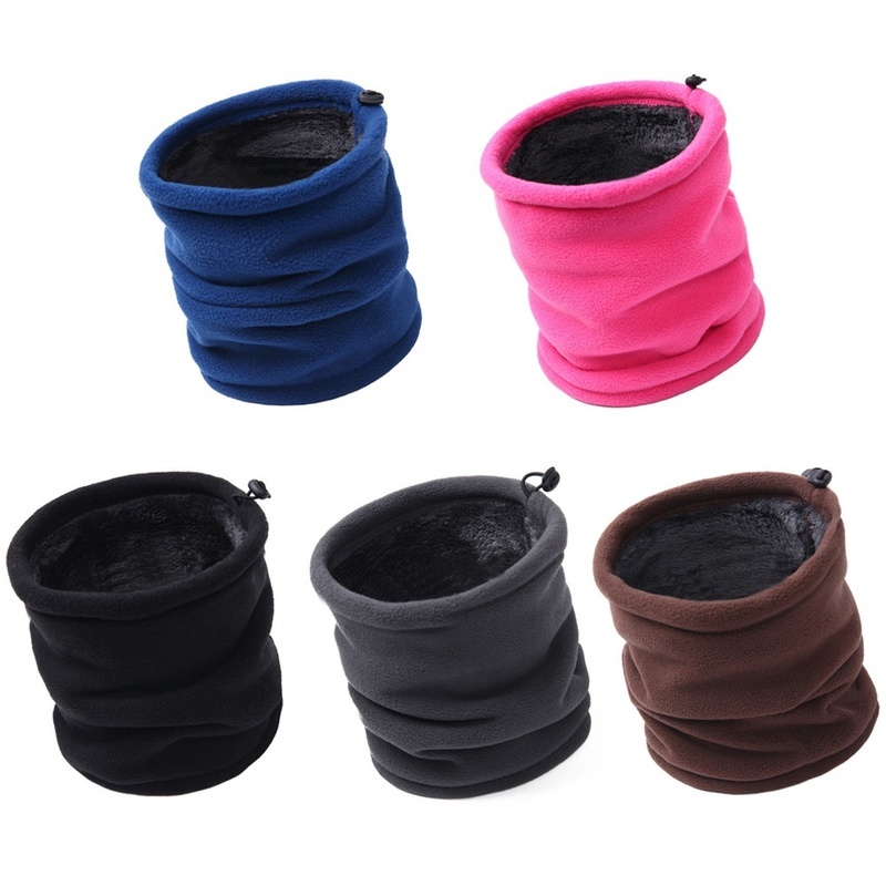 3 in 1 Outdoor Multifunctional Scarf Unisex Men Women Thermal Warm Fleece Snood Scarf Neck Warmer Beanie Ski Balaclava Hat - Image 13