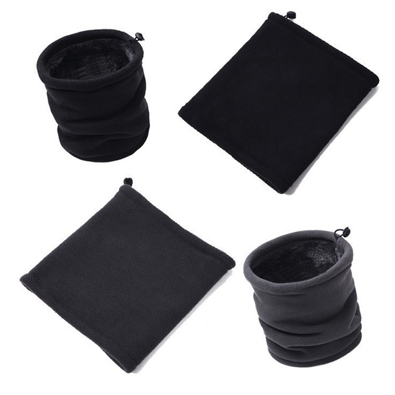 3 in 1 Outdoor Multifunctional Scarf Unisex Men Women Thermal Warm Fleece Snood Scarf Neck Warmer Beanie Ski Balaclava Hat - Image 15