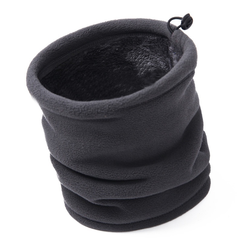 3 in 1 Outdoor Multifunctional Scarf Unisex Men Women Thermal Warm Fleece Snood Scarf Neck Warmer Beanie Ski Balaclava Hat - Image 9