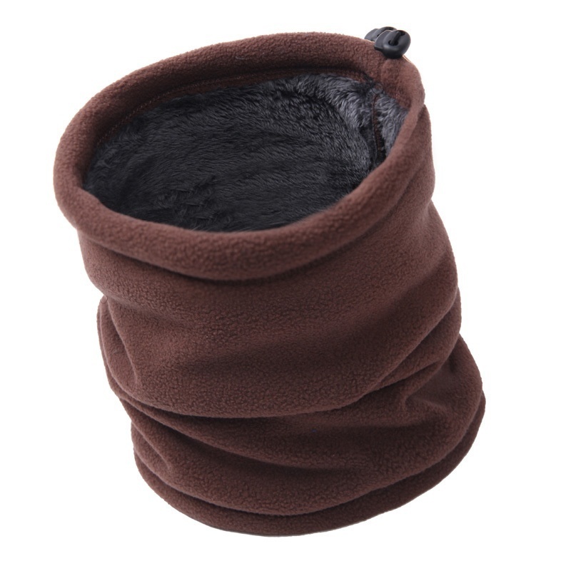 3 in 1 Outdoor Multifunctional Scarf Unisex Men Women Thermal Warm Fleece Snood Scarf Neck Warmer Beanie Ski Balaclava Hat - Image 10