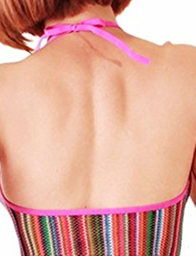 Women Lingerie Negligees Hot Bright Colorful Rainbow Package Hip Skirt - Image 6