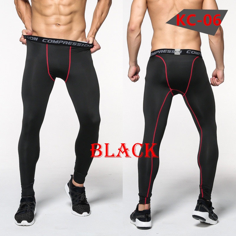 Mens Compression Pants New Fashion Print Quick Dry Skinny Bodysuit Leggings Tights Fitness MMA Pants Trousers Elasticity Leggings - Image 6