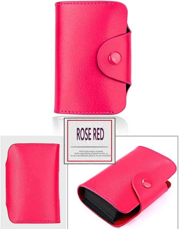 Genuine Leather Wallet  Leather Purse Credit Card Wallet Many Crads Coin Purse Clutch Purse Unisex - Image 9