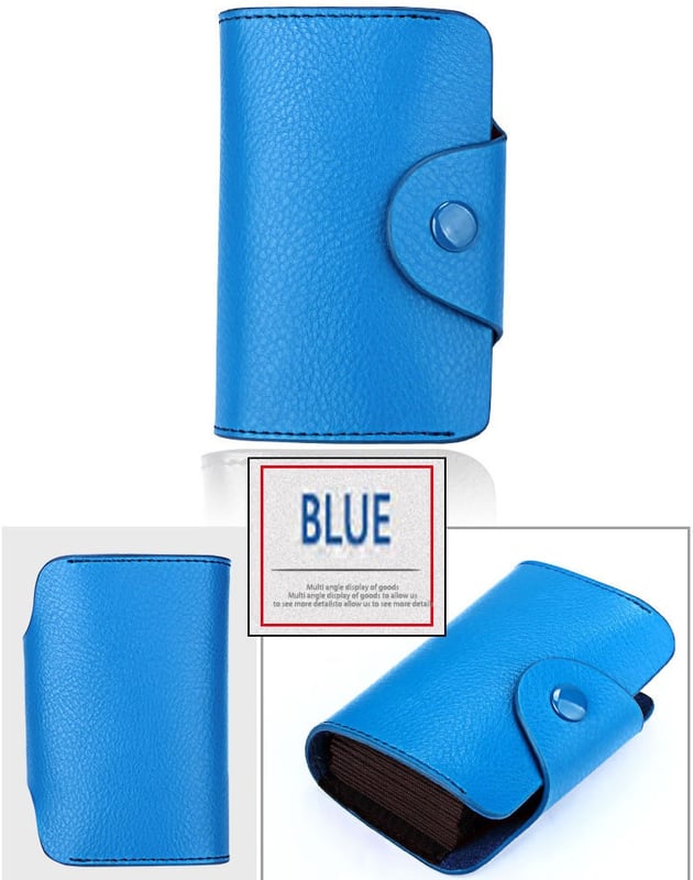 Genuine Leather Wallet  Leather Purse Credit Card Wallet Many Crads Coin Purse Clutch Purse Unisex - Image 10