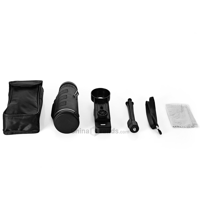 40X60 HD Monocular Telescope with Compass, BAK4 Prisms and Fully Multi-Coated FMC Mini HD Monocular Scope with Tripod/Phone Clip/Strap/Clean Cloth for Stargazing, Bird Watching, Hiking and Sports - Image 18