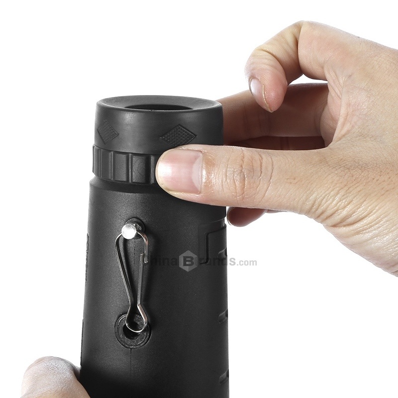 40X60 HD Monocular Telescope with Compass, BAK4 Prisms and Fully Multi-Coated FMC Mini HD Monocular Scope with Tripod/Phone Clip/Strap/Clean Cloth for Stargazing, Bird Watching, Hiking and Sports - Image 3