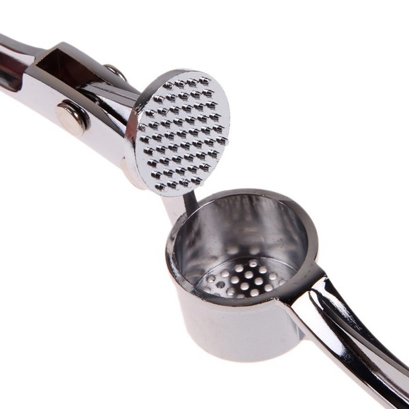 Professional Kitchen Stainless Garlic Press Garlic Mincer Ginger Crusher Ginger Squeezer Heavy Duty Garlic Presser Garlic Crush Garlic Chopper, User-Friendly, Easy to Clean and Highly Durable - Image 4