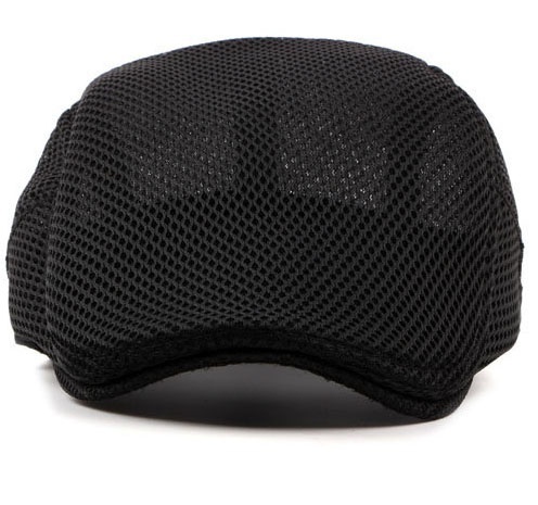 Men Breathable mesh Summer hat Adjustable Newsboy Beret Ivy Cap Cabbie Flat Cap(One size) - Image 5
