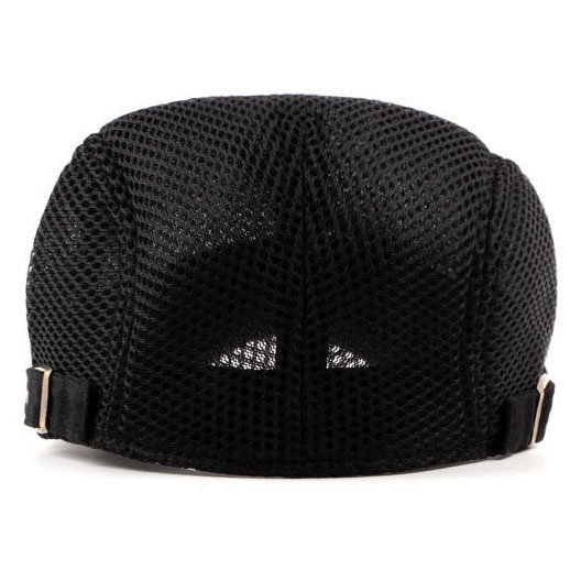 Men Breathable mesh Summer hat Adjustable Newsboy Beret Ivy Cap Cabbie Flat Cap(One size) - Image 6