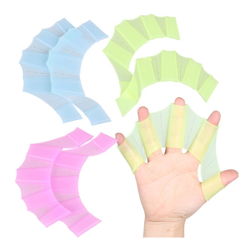 Silica Gel Hand Flipper Adult Child Webbed Training Swimming Paddle - Image 3