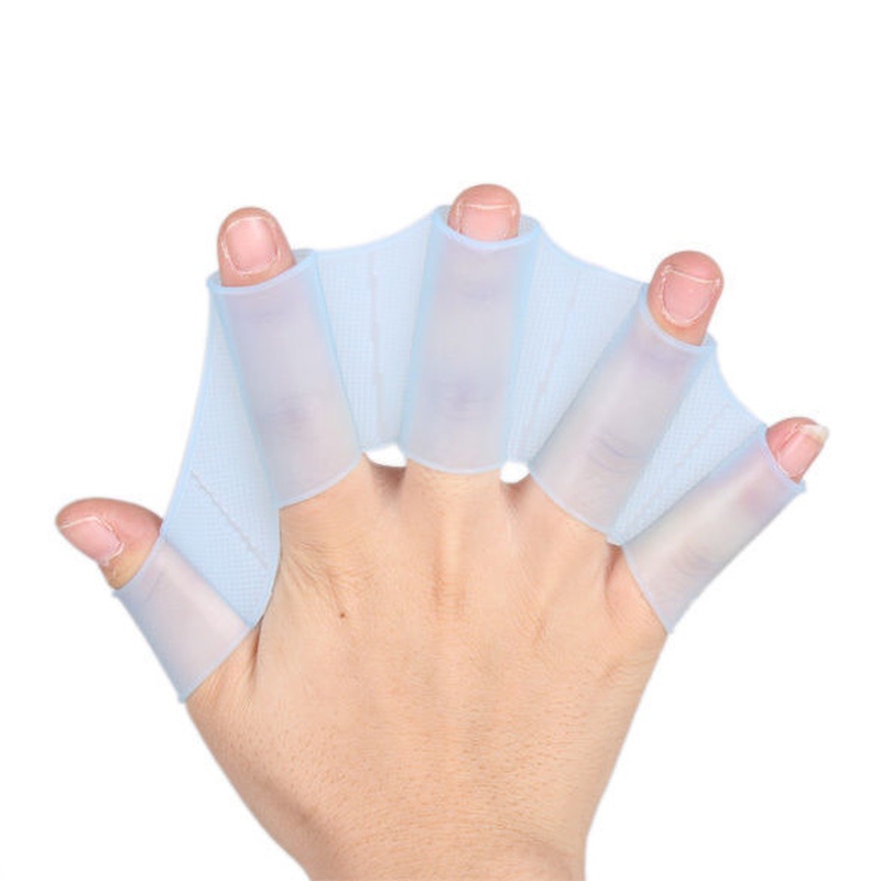 Silica Gel Hand Flipper Adult Child Webbed Training Swimming Paddle - Image 2