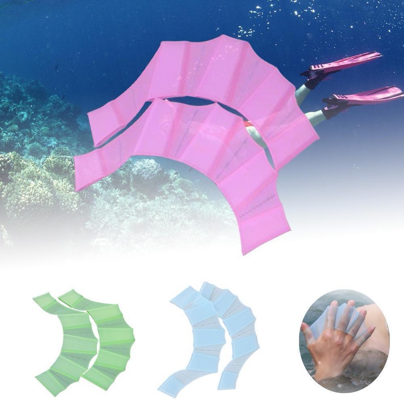 Silica Gel Hand Flipper Adult Child Webbed Training Swimming Paddle - Image 6