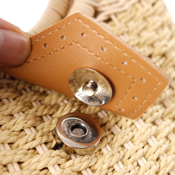 Women Nest Tote Handbag Summer Beach Bags Woman Straw Bags Women's Handbag Rattan Bag - Image 13