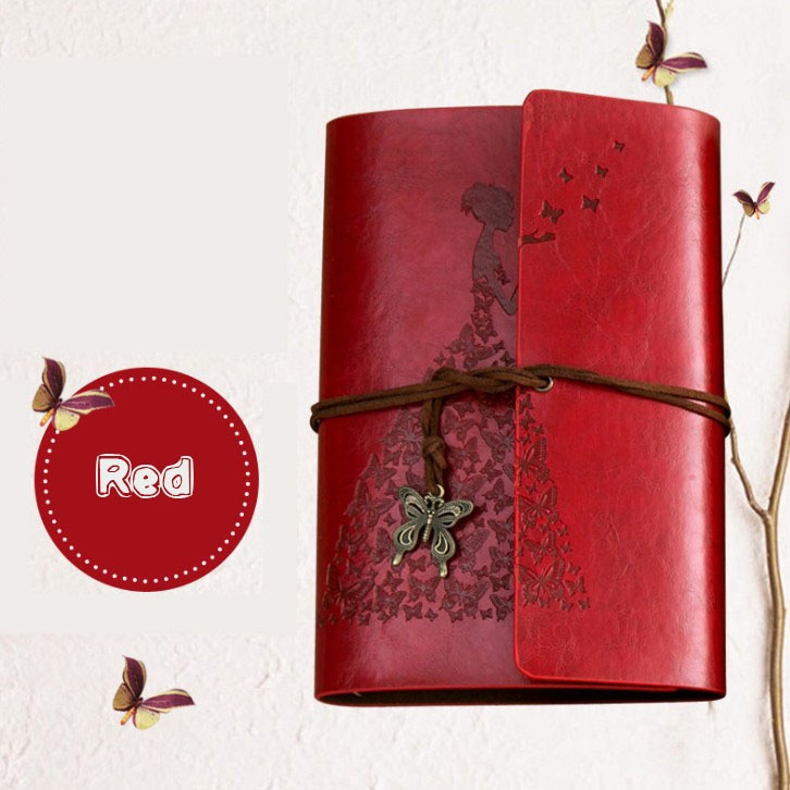 Fashion Personality Retro Notebook Journal Notebook Butterfly Binder Diary Retro Book Diarybook(4 Colors) - Image 11