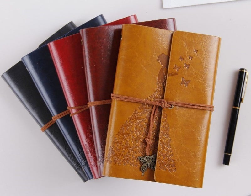Fashion Personality Retro Notebook Journal Notebook Butterfly Binder Diary Retro Book Diarybook(4 Colors) - Image 16
