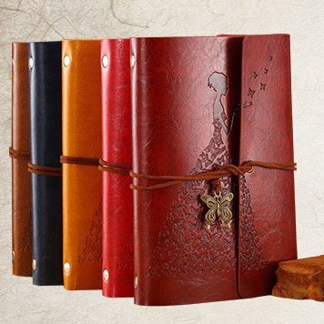 Fashion Personality Retro Notebook Journal Notebook Butterfly Binder Diary Retro Book Diarybook(4 Colors) - Image 4