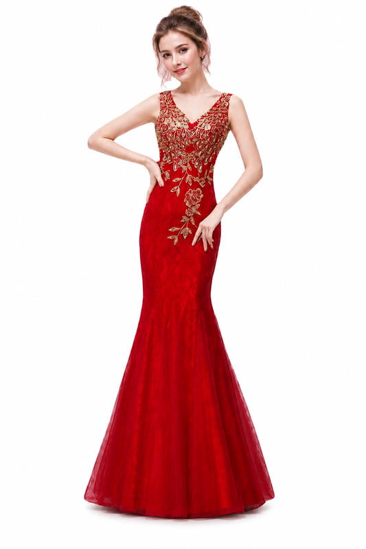 Lace Dresses Abendkleider Major Embroidery Robe De Soiree Evening Party Dresses Long Mermaid Prom Dress - Image 9