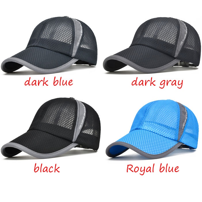 Unisex Breathable Quick Dry Mesh Baseball Cap Sun Hat - Image 17