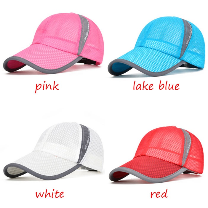 Unisex Breathable Quick Dry Mesh Baseball Cap Sun Hat - Image 18