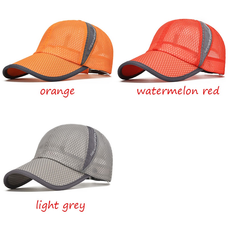 Unisex Breathable Quick Dry Mesh Baseball Cap Sun Hat - Image 19