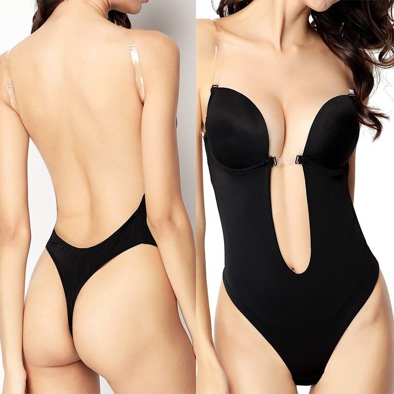 Deep V Underwear Backless Bra U-shaped Wedding Party Backless Dress Underwear - Image 2