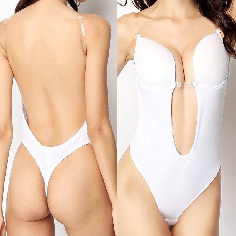 Deep V Underwear Backless Bra U-shaped Wedding Party Backless Dress Underwear - Image 3