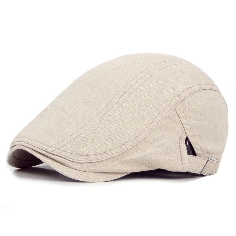 Men's Cotton Flat Cap Ivy Gatsby Newsboy Hunting Hat - Image 3