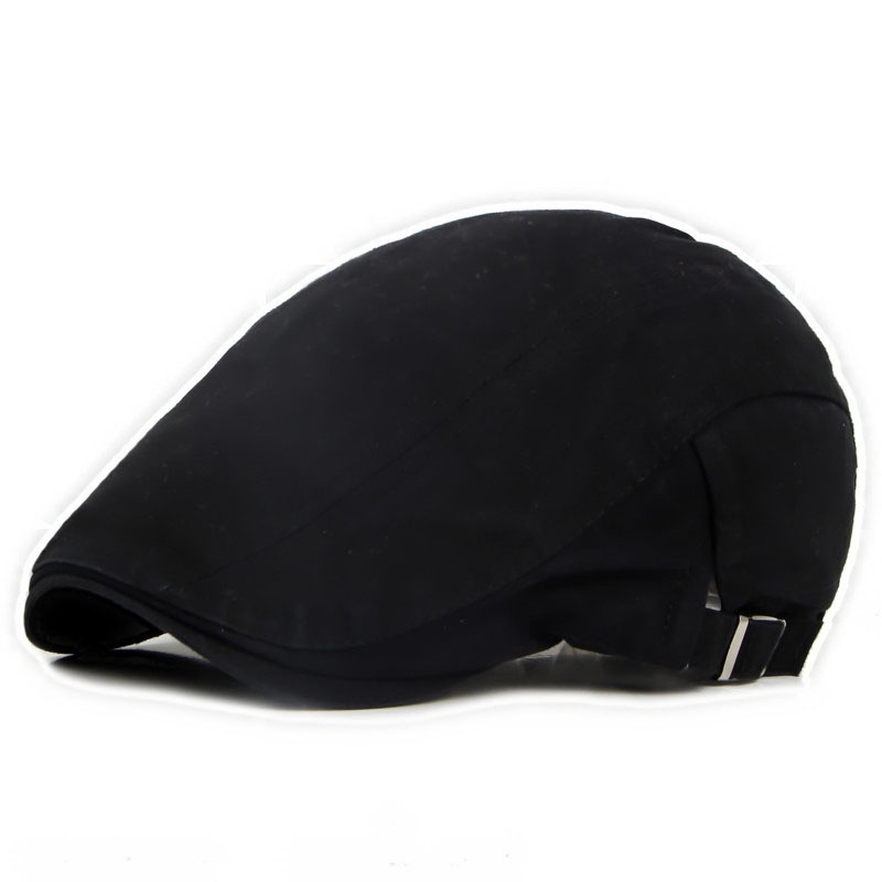 Men's Cotton Flat Cap Ivy Gatsby Newsboy Hunting Hat - Image 4