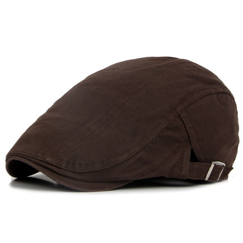 Men's Cotton Flat Cap Ivy Gatsby Newsboy Hunting Hat - Image 5