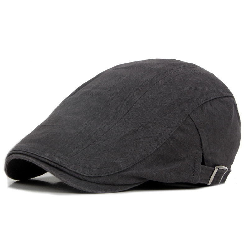 Men's Cotton Flat Cap Ivy Gatsby Newsboy Hunting Hat - Image 7