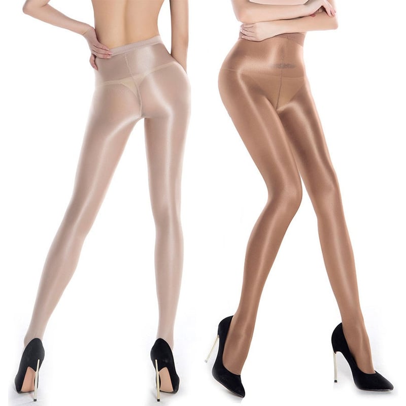 Sexy Glitter Shimmer Pantyhose Shiny Sheer Glossy Stockings - Image 11