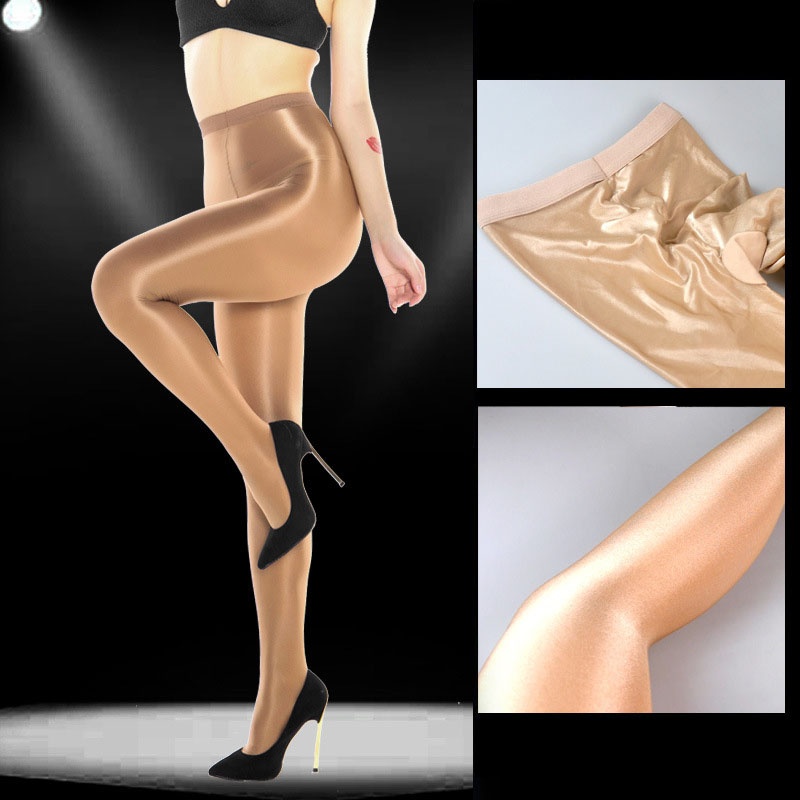 Sexy Glitter Shimmer Pantyhose Shiny Sheer Glossy Stockings - Image 17