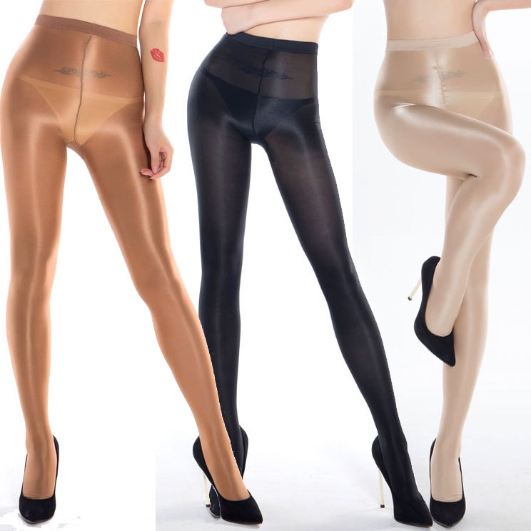 Sexy Glitter Shimmer Pantyhose Shiny Sheer Glossy Stockings - Image 5
