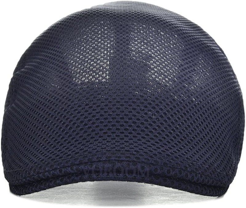 Breathable Mesh Cap Summer Hat Newsboy Beret Ivy Cap Cabbie Flat Cap - Image 2