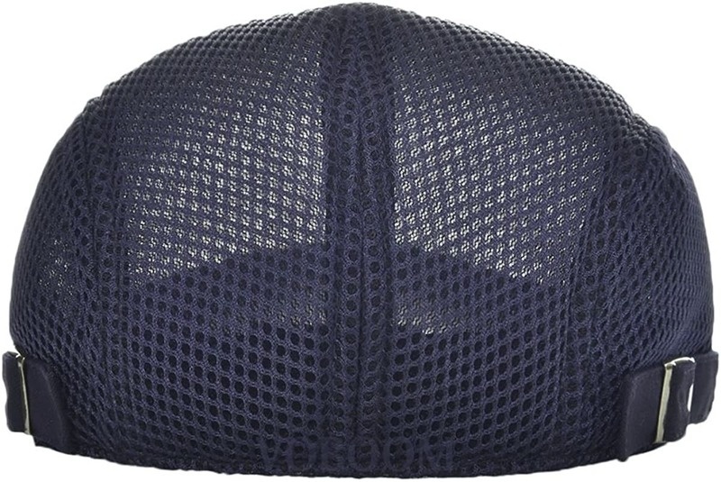 Breathable Mesh Cap Summer Hat Newsboy Beret Ivy Cap Cabbie Flat Cap - Image 3