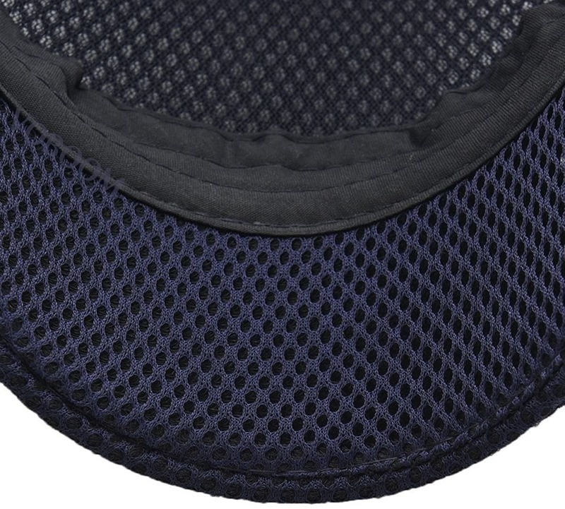 Breathable Mesh Cap Summer Hat Newsboy Beret Ivy Cap Cabbie Flat Cap - Image 6