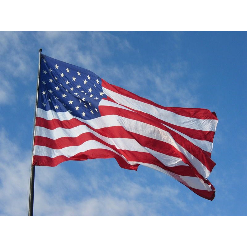 2 PACK American Flag 3 X 5 Ft -Bright Vivid Colors, Durable Brass Grommets and Double Stitched - UV Fade Resistant Large USA Banner for Hanging Indoor/Outdoor - Image 7