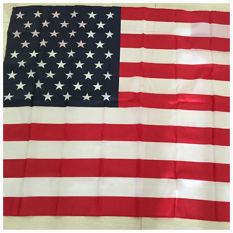 2 PACK American Flag 3 X 5 Ft -Bright Vivid Colors, Durable Brass Grommets and Double Stitched - UV Fade Resistant Large USA Banner for Hanging Indoor/Outdoor - Image 4