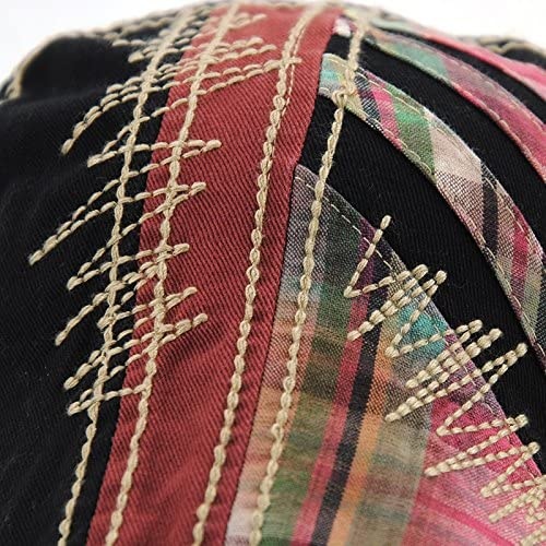 Cotton Flat Cap Ivy Gatsby Newsboy Hunting Beret Cap Adjustable Sun Hat for Men and Women - Image 13