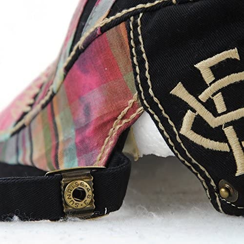 Cotton Flat Cap Ivy Gatsby Newsboy Hunting Beret Cap Adjustable Sun Hat for Men and Women - Image 14