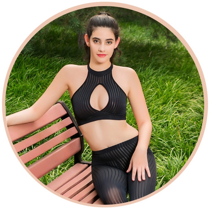 Women's Transparent Vertical Stripe Thin Tight Elastic Leggings Tights Hot Spodnie Two Picese Suit - Image 10