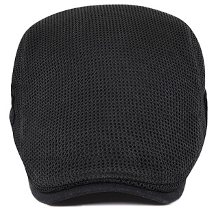 Unisex Cabbie Flat Cap Breathable Summer Mesh Hat Adjustable Newsboy Beret Ivy Cap - Image 7