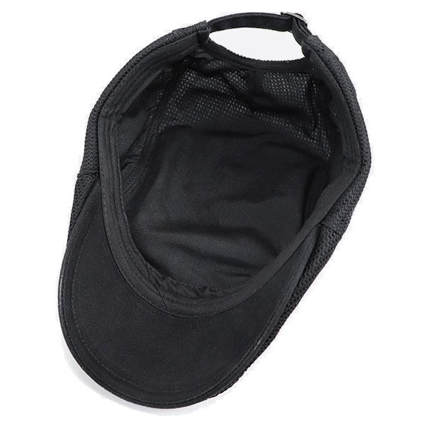 Unisex Cabbie Flat Cap Breathable Summer Mesh Hat Adjustable Newsboy Beret Ivy Cap - Image 9