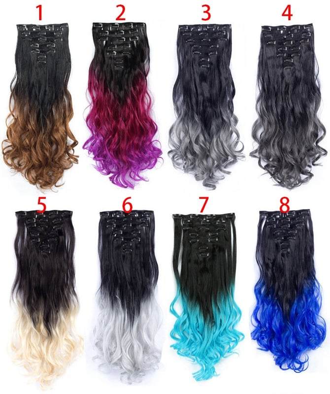 Brown Ombre Wigs Long Curly Side Part Wig 2 Tone  Wavy Wigs for Women Synthetic Heat Resistant Party Wigs Natural Looking - Image 15