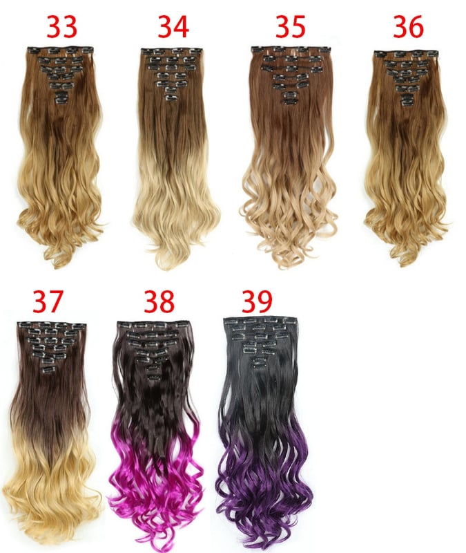 Brown Ombre Wigs Long Curly Side Part Wig 2 Tone  Wavy Wigs for Women Synthetic Heat Resistant Party Wigs Natural Looking - Image 19