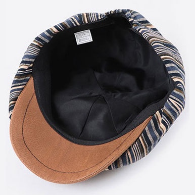 Unisex Cotton Flat Cap Ivy Gatsby Newsboy Hunting Beret Cap Adjustable Sun Hat(one size) - Image 6