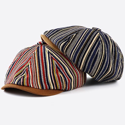 Unisex Cotton Flat Cap Ivy Gatsby Newsboy Hunting Beret Cap Adjustable Sun Hat(one size) - Image 8